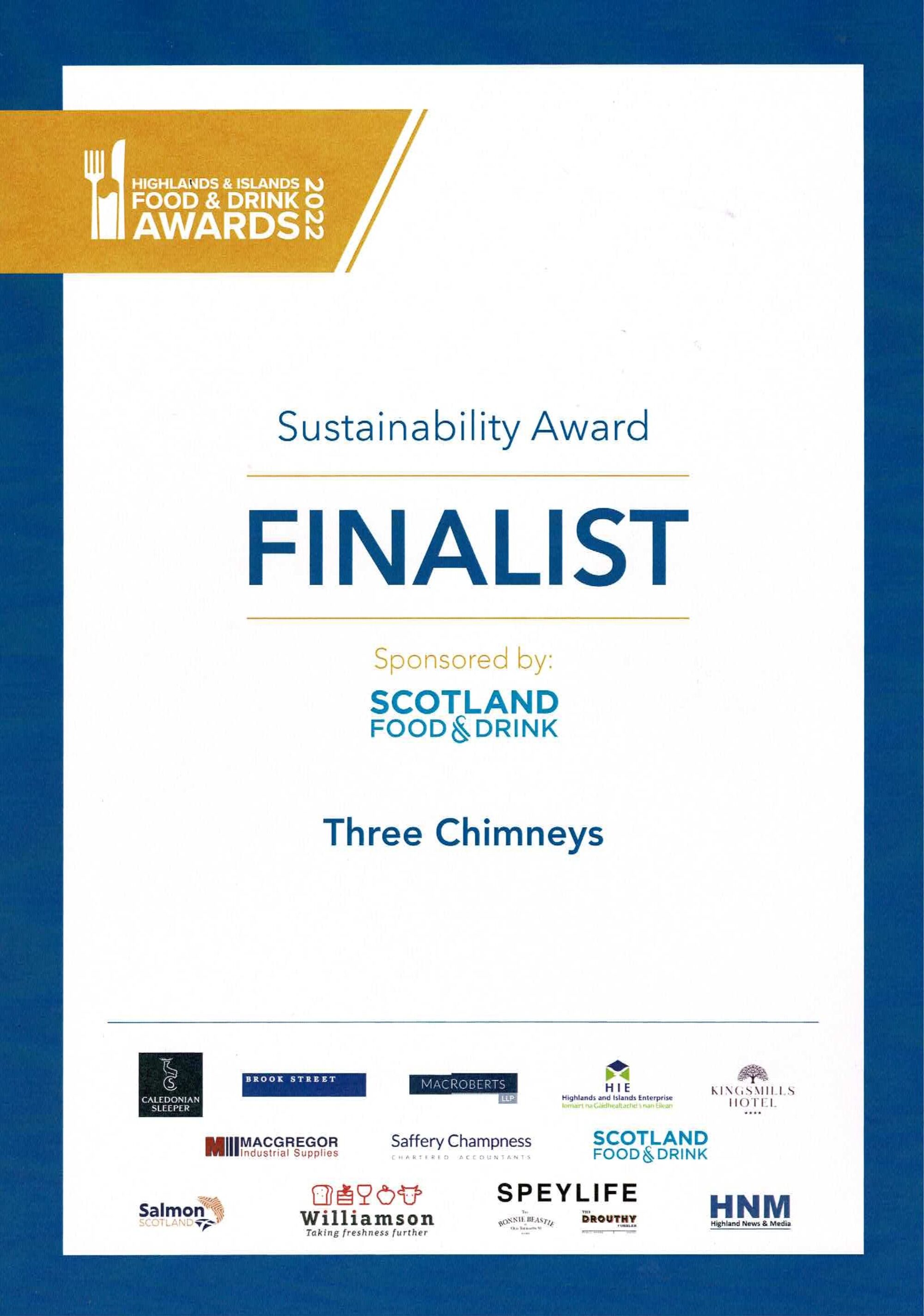 Sustainability Award